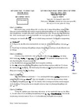 Kỳ thi chọn học sinh giỏi cấp tỉnh năm học 2014 - 2015 môn thi Vật lí lớp 12